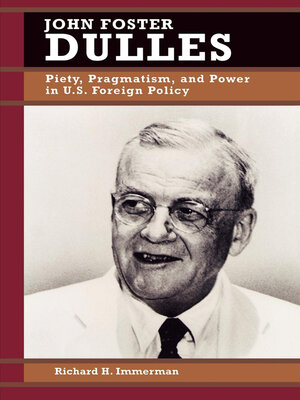 cover image of John Foster Dulles